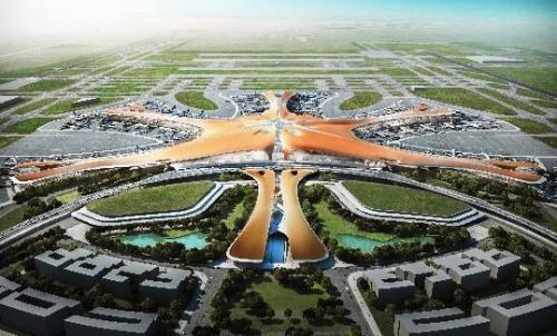 北京大兴国际机场正式投运 美轮美奂的“凤凰展