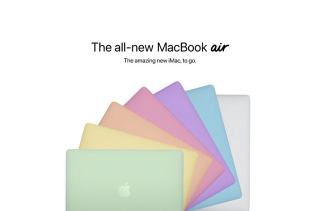 苹果Macbook Air也玩起了彩虹配色 你心动了吗？