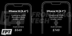iPhone 12系列价格曝光 这个起售价足