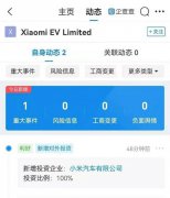 小米汽车转入小米香港公司名下，Xiaomi EV Limite
