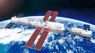 天舟三号从空间站后端绕前端对接 神舟十四号什