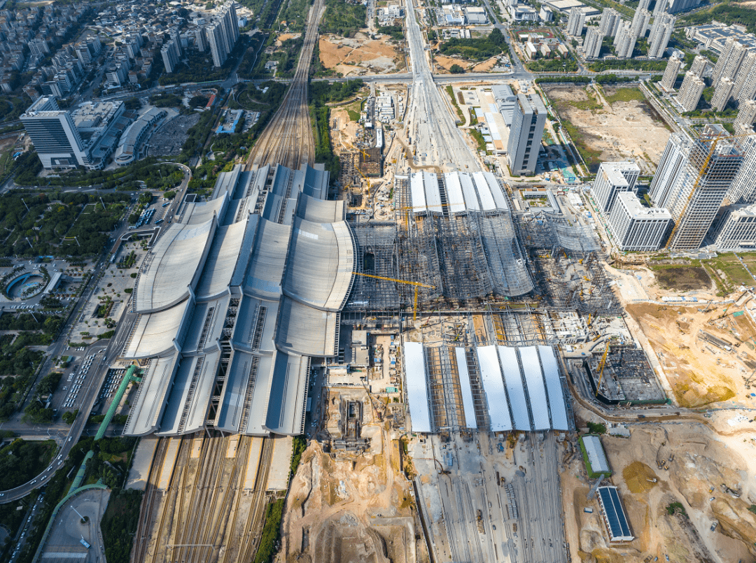 空中镜头下的厦门北站周边风光|北站|风光|厦门_新浪新闻