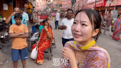 日网红体验恒河净身仪式后身体不适 差一点丧命