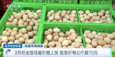 鸡蛋市场淡季不淡！3月份全国鸡蛋价格同比上涨