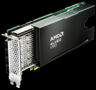 零售价近70000元！AMD宣布量产Alveo V80计算加速卡：