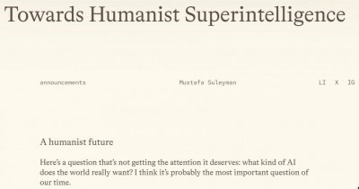 微软反对“AGI竞赛”，将开发以人为本的超级智