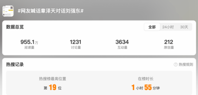 章泽天播客2小时收听破万 网友喊话