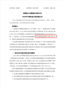 格力电器豪掷55.85亿派现!2025年中